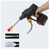 AMAPOLAS Pistola Idropulitrice Wireless Batteria 48v Con Getto Regolabile E Serbatoio