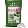 LERAVA® Perlite per Piante in Vaso (10L) - Drenaggio Ottimale e Radici Sane | Agriperlite Espansa Naturale - Substrato Leggero e Atossico per Orto e Fiori - Perlite per Piante Grasse