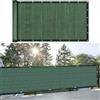 LIJIAO Frangivisto Balcono Schermi Divisori e Protettivi 45 x 800 cm Protezione Privacy Balcone Telo Copri Ringhiera da Esterno con Occhielli per Recinzione, Giardino, Verde Scuro