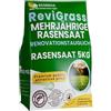 ECODECO Semi Prato a Crescita Rapida 5kg per 200m² - Sementi Erba per Rigenerazione e Semina - Mix 100% Loietto Perenne e Festuca Resistente per Tappeto Erboso Folto e Durevole