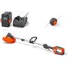 Husqvarna Tagliaerba a batteria 215iL - Trimmer senza fili con motore brushless da 36 V, larghezza di taglio 31 cm, gambo telescopico, testa del trimmer Tap 'n Go (con batteria e caricatore)
