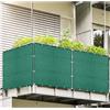DGSFES 1.5mx3m Rete Ombreggiante Giardino, Verde scuro Telo Ombreggiante Esterno con Occhielli 90% Protezione UV e Resistente -180g/m²Balcone Reti Privacy per Terrazzo, Animali