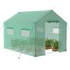 YRHome Grande serra invernale con telaio in acciaio zincato a caldo, verde calpestabile, casetta da giardino isolata, per piante, serre da giardino, balcone, 3 x 2 x 2 m