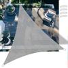 SSFMSF Tende da Sole Rete Ombreggiante 1.5x1.5x1.5m, Triangolo Telo Ombra con Protezione UV 90%, Tessuto HDPE Resistente al Vento e Traspirante, per Giardino, Terrazza, Balcone - Grigio