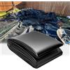 Generic Telo per Laghetto Flessibile Membrana per Piscine Antiscivolo Rivestimento Rinforzata in Gomma per Piscine Cascate e paesaggistica 1x3 5x6 9x9 10x8 11x11 12x10 15x15m(4x5.0M)