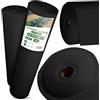 Instalguru Tessuto Antierbacce 50 g/m² 3,2x50 m Telo Pacciamatura Nero Resistente UV Giardino Vialetti Aiuole Blocco Crescita Erbacce Barriera Erbacce Copertura Esterna Terreno