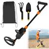 Qivine Metal Detector Bambini, Leggero Metal Detector Subacqueo con Display LCD e Indicazione Suono, Bobina di Ricerca Impermeabile, per Regalo Principianti E Bambino
