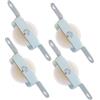 BESPORTBLE 1 Set Accessori per Ombrelloni da Esterno Ombrelloni per Pioggia Ombrello da Giardino Kit Puleggia per Stendino Parti di Ricambio per Ombrelloni Rulli per Porta A Confezione da 4