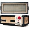 TOKYO design studio Griglia Konro - Barbecue giapponese tradizionale a carbone in pietra diatomite naturale - Ideale per Yakitori & Yakiniku - Grill da tavolo compatto - Fatto a mano in Giappone - Piccolo (54x23x20cm)