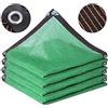 OTIGA Verde Panno Ombreggiante Per Esterni,Rete Telo Ombra Rete Antistrappo Rotolo Telone Oscurante Antivento,Per Frutta Fiori Colture Serre Posto Auto Coperto Piscina (2mx12m/6.6ftx39.4ft)