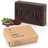 lubiu Saponetta Scrub Corpo 100g - Saponetta al Caffè - Sapone Solido Corpo - Sapone Naturale Artigianale - Saponette Profumate Regalo