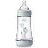 Chicco PERFECT 5 Biberon Anticolica da 240 ml, Biberon Flusso Medio da 2 Mesi + con Tettarella in Morbido Silicone, Biberon simil seno materno, Biberon anticolica per allattamento misto, Grigio