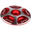 KBOLAE 1 1/8 Lega di Alluminio Bicicletta Auricolare Top Cap Threadless Stem Cover Rosso