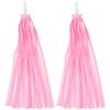 PATIKIL Streamer per Bici, Colorati Nappe per Manubrio Scooter, Impugnature, Nastri, Accessori, Decorazioni per Ragazze, Manici per Tricicli, Rosa