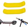 MotuTech - Set di 2 coprimanopole in silicone per Xiaomi M365 M365 Pro Pro 2 Antiscivolo Protezione leva Freno, colore: Giallo