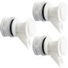 Omoojee Spigot - Spigot - Spigot di ricambio a pulsante, compatibile con refrigeratori d'acqua Igloo da 2-10 galloni, resistenti beccucci per bevande (confezione da 3)