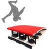 Generic Trampolino Per Ginnastica Adulti Per Allenamento Di Volteggio E Acrobazie - Modelli A 4 E 9 Molle, Struttura In Acciaio Robusto, Per Esercizi Di Back Handspring E Acrobazie #4