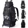 Yaskyly 90L Zaino da Escursionismo Trekking Campeggio Viaggio Grande Impermeabile per Uomo Donna, Zaino Montagna Borsa da Viaggio con Scomparti Multipli per Alpinismo Arrampicata Campeggio e Turismo