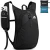 flintronic 18L Zaino Trekking Pieghevole, Impermeabile Zaino Ultraleggero, Zaini da Escursionismo, Zaini Ripiegabile Tasca Multipla, Sport All'aria Aperta, Arrampicata, Escursionismo, Campeggio