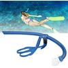 FOLOSAFENAR Snorkeling con boccaglio tuba frontal natation Snorkeling per Nuoto Sicuro ed Ecologico per Immersioni e Nuoto(Blu) snorkel nuoto piscina Set per Snorkeling
