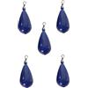 Pescasubito.com 5 Piombi 70Gr Goccia Plastificati Blu con Girella Ogiva Pera Pesca a Fondo Pesi Lancio Bolentino Carpfishing Surfcasting