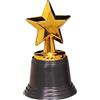 Generic Gold Star Trophy - Trofeo Oro, Puntelli Trofeo Stella d'oro, Coppe Trofeo, Eleganti premi Gold Star per Bambini, per competizioni Sportive e Risultati scolastici | Star Award