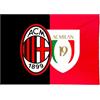 A.C. Milan AC Milan Bandiera Ufficiale 19° Scudetto 21-22, Campioni d'Italia, 100x140cm, rosso/nero