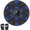 LPQKCcY Music Boxing Machine, Intelligente Boxe Musicale da Parete con Guanti da Boxe, Macchina da Boxe Musicale, LED Box Musicale Pugile con Bluetooth, per Interno, Bambini/Adulti