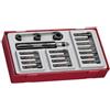 Teng Tools TTID19 - Set di 19 punte a percussione, bussola, estrattore di viti, driver e adattatore da 1/4
