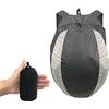 Jbsceen Zaino pieghevole multiuso per casco, protezione dalla polvere, borsa leggera per casco da moto, borsa da palestra, borsa da viaggio, capacità 28L, Nero