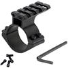 RimFly Rail Picatinny Anello 25 mm per Airsoft Fucile con binario 20 mm Tattico di Montaggio Tubo Handguard per Armi Weaver Riser Keymod Adattatore Supporto Mirini Telescopici con binario