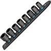 HAZET Smart-Rail 900S-SR/8 sottopunta magnetica con 8 bussole, attacco: quadrato 12,5 mm (1/2 pollice), uscita: profilo di trazione esagonale esterno guida in plastica per chiavi a bussola