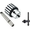 GrecoShop Mandrino a cremagliera/Tornio/Trapano a colonna 5-20mm attacco B22 + adattatore MT2-B22