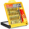 Subtel Set di punte per giraviti, 32 pezzi, giraviti Torx cacciaviti a stella, croce - Kit di strumenti per riparazione di tablet, laptop, compatibile con iPhone, compatibile con iPad