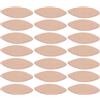 AKOOSY 100 Pezzi Tasselli Piatti in Legno di Faggio Beige per Pannelli e Listelli, Uso Versatile per Assemblaggio Mobili e Lavorazione del Legno