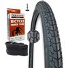 Generico KIT COPERTONE BICI ELETTRICA ANTIFORATURA CAMERA D'ARIA 28 700X40 42 VI 40 mm 42 622