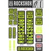 ROCKSHOX Sticker Set 30 forwardslash32 mm e RS1 Neon Giallo, Sid/Reba/Revelation (< 2018) Settore/Recon/X32/30g/30S/xc30, 11.4318.003.498 Pezzi di Ricambio, Giallo, Standard