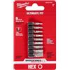 Milwaukee 9PC Impct 2,5 cm hex bit set