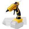 RexLeLXB Pistola per colla a caldo senza fili per Dewalt, adatta per batteria agli ioni di litio Dewalt 18/20 V max, 30 secondi di preriscaldamento rapido, pistola per colla a caldo a grandezza naturale, con