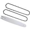 Luxuyvarna Barra guida per motosega da 45,7 cm, 2 pezzi, catena .063 .325 68DL compatibile con Stihl MS 211 210 250 251 230 pezzi di ricambio