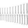 TEKTON Flex Head 12-Point Ratcheting Combination Wrench Set, Chiavi Fisse a Cricchetto, 25-Piece (14-34 in., 6-19 mm) | WRC95004