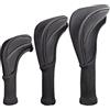 Storage Bag Club per testa per Fairway Woods Driver ibridi collo lungo Mesh Club Headcovers con intercambiabile No.