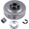 HZACHYX 3/8 frizione ruota catena per MS170 MS180 MS210 MS230 MS250 017 018 021 023 025 motosega, kit sostituzione 1123 640 2003 HZACHYX (Componente 1)
