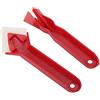 CFTGIW Strumento di Calamino Kit Strumento di Calafataggio S 2 Pcs Strumenti di Cavolk Kit Kit Silicone Rimozione Vetro Cemento Coulking di Raschietto