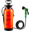 FmtwPhn 8 l, Doccia Portatile da Campeggio, 7 modalità di spruzzo d'Acqua, per Viaggi, Doccia Pressione, per Esterni, da Campeggio, Multi-Funzione, Piccola Doccia da Campeggio, Doccia Portatile con