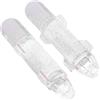 RiToEasysports Luce da Pesca Subacquea, Attrattivo Lampeggiante a LED con Piastra di Blocco della Luce a Strisce Intermittenti, per Pesca in profondità e Ampio Raggio di Radiazioni (Bianca)
