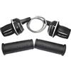 Sram Mrx Comp 130727-Set Leva velocità, Set Cambio a Torsione per Bicicletta Unisex, Nero, 6 Marce