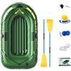 Generico Gommone | Set gommone | Kayak da pesca gonfiabile | Barca per 2 persone | Gommoni gonfiabili per adulti e barche da pesca per rafting | Zattera portatile per barca da pesca per lago con pompa a remi