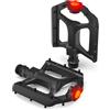 Generic Pedali per mountain bike, pedali leggeri e slip bike, in alluminio con mandrino in acciaio, bici ibrida da strada, mountain bike, bici piatta impermeabile