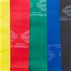 Theraband Thera-Band - Kit di recupero a 5 bande senza lattice, colore: Giallo/Rosso/Verde/Blu/Nero, 5 fasce, 1,5 m (lunghezza) x 10,2 cm (larghezza) ciascuna